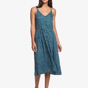 Roxy My Way To Coast Strappy Flower Midi Dress